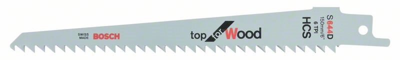 BOSCH ( KEO BLADE) SABRE SAW BLADE REPLACEMENT S644D WOOD TO 100MM ( PKT 2)